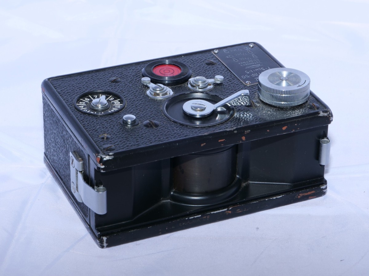 Soviet FT-2 Panoramic 35mm Film Camera. Two (2) Film Cassettes