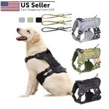 Tactical Dog Harness with Handle No-pull Large Military Dog Vest US Working Dog
