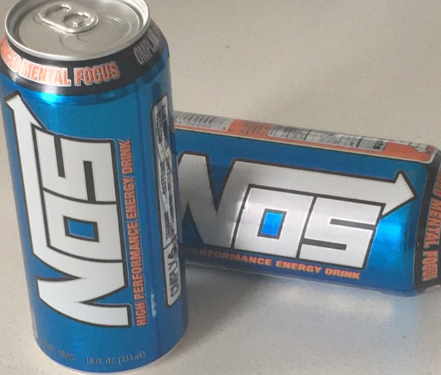 NEW 2 Lot 16oz NOS Energy High Performance Enhanced Blue Drink Full
