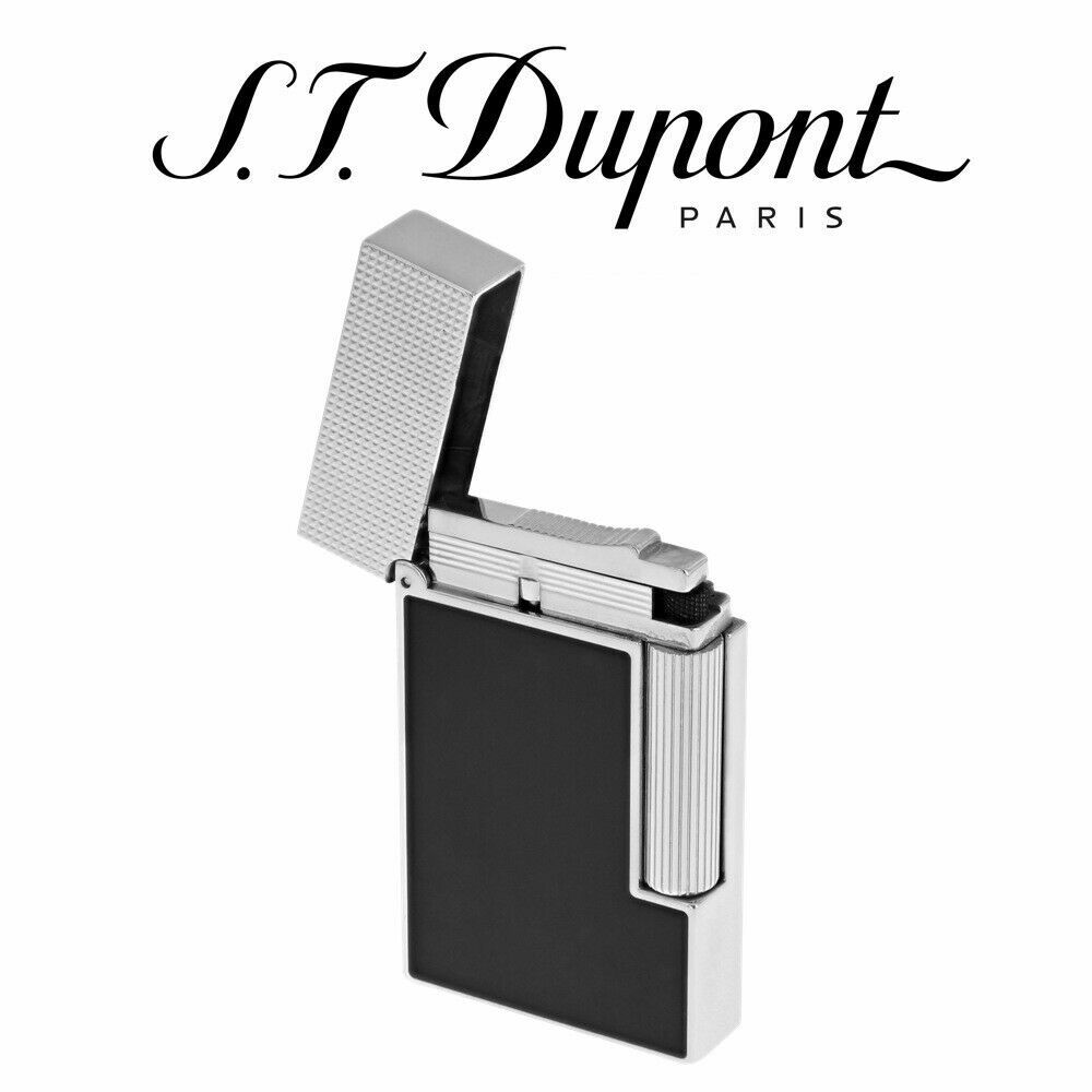 ST DUPONT LIGNE LINE 2 PERFECT PING PALLADIUM BLACK LIGHTER