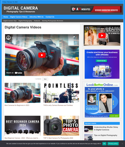 DIGITALKAMERA FOTOGRAFIE Website Geschäft zum Verkauf - Arbeit von zu Hause aus Geschäft - Bild 2 von 3