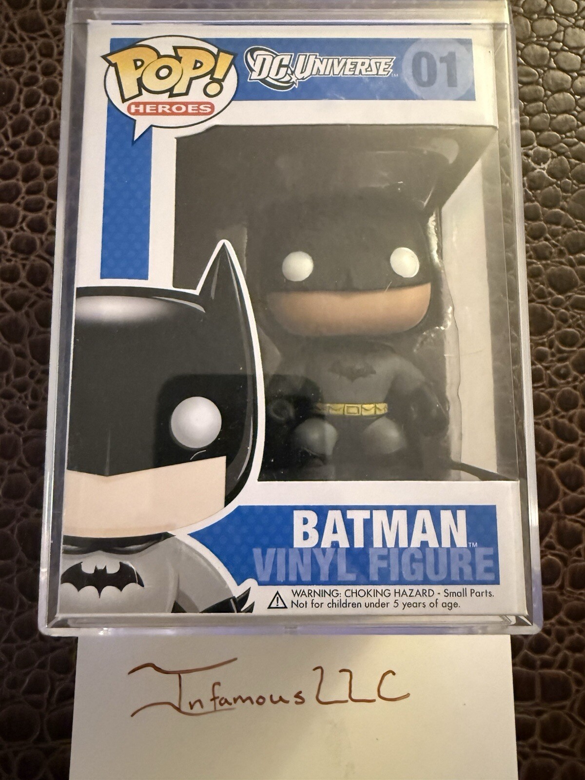 Batman Funko Pop Blue Box Edition 01 Vintage Collectible