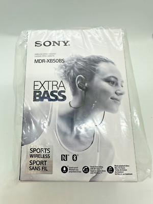 Sony Wireless Sport Kopfhörer In-Ear schwarz IPX4-Wassergeschützt NFC MDR-XB50BS