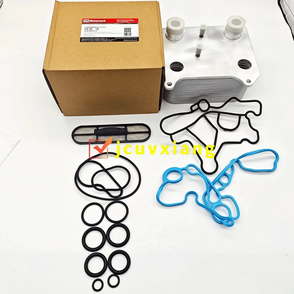 For Ford Original Oil Cooler - 6.0 Diesel - 3C3Z-6A810-A Replaces 3C3Z-6A642-CA - Imagem 3 de 4