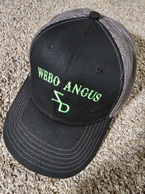 Webo Angus Greenbacks trucker Snapback hat