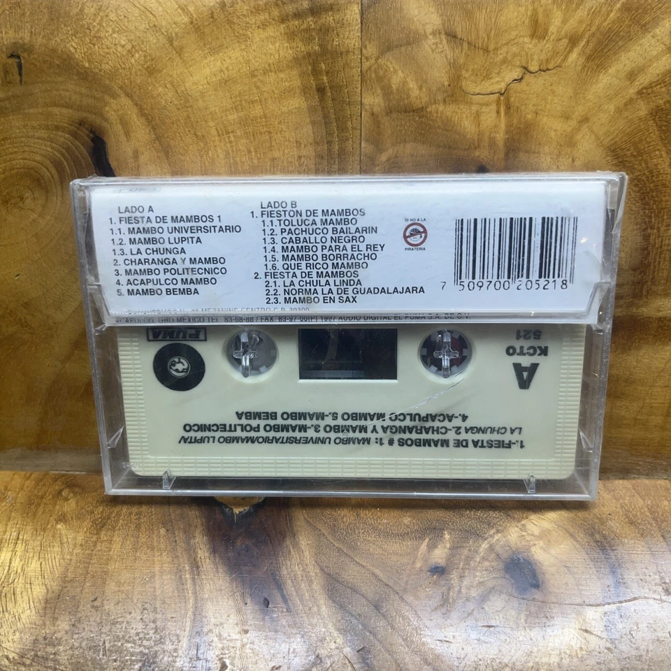 Fiesta de Mambo: Fiesta 85 Cassette Tape Spanish Latin New Sealed Cassette Nuevo - Image 4 of 4