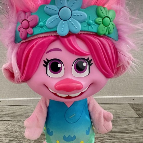 Trolls World Tour Color Poppin' Poppy Toy Sings and Lights up WORKS Christmas - Picture 5 of 9