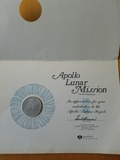 Apollo Lunar Mission Coin And Folder -  North...