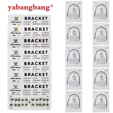 Dental Orthodontic Bracket Braces Roth/MBT 345 Hooks / Niti Round Arch Wires po