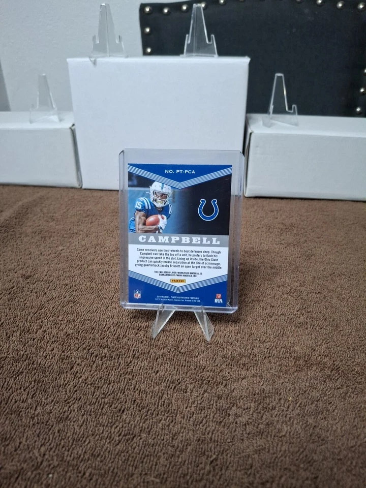 ROOKIE PARIS CAMPBELL 2019 Plates & Patches - Patch Trio Blue #PT-PCA /50 (MEM) - Image 2 of 2