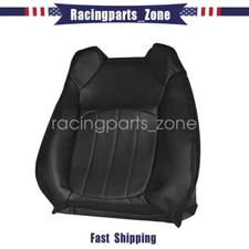 For 08-12 Buick Enclave Driver Top Back Perforated Leather Seat Cover Black