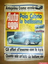 Auto Oggi - Year VI (6) - N.216(4 January 1991) Volkswagen Polo Cabrio Magazine