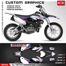 Dirt Bike Stickers Wrap Design for Yamaha TTR110 TTR 110 2008-2025 Motocross