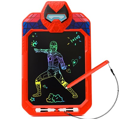 10 Inch LCD Writing Tablet for Kids, Alien Warrior Design Drawing Tablet, Doo...