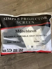 Simple Projector Screen ~ Mdbebbron ~ Scale: 16:9, Size 120 Inches