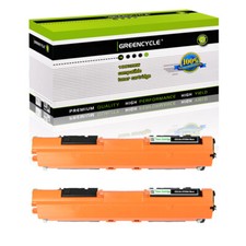 2 Pack Compatible with HP 130A LaserJet MFP M176n CF350A Black Toner Cartridge