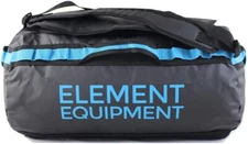 Element Equipment Trailhead Duffel Bag Shoulder Straps Black/Blue Large