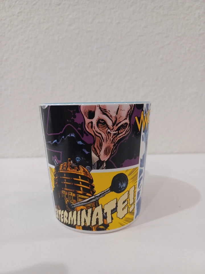 Taza de cerámica Dr. Who 20 oz serie ciencia ficción Tardis Dalek Cyberman Foto 2 de 4