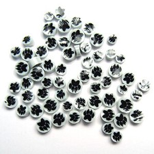 Paw Print Murrine 4102 Millefiori COE 90 Glacial Art Glass Fusing Supplies