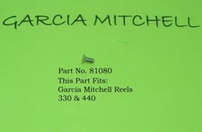 2 NOS New Garcia Mitchell 330 440 FISHING REEL Counterweight Screws 81080 Tray 2