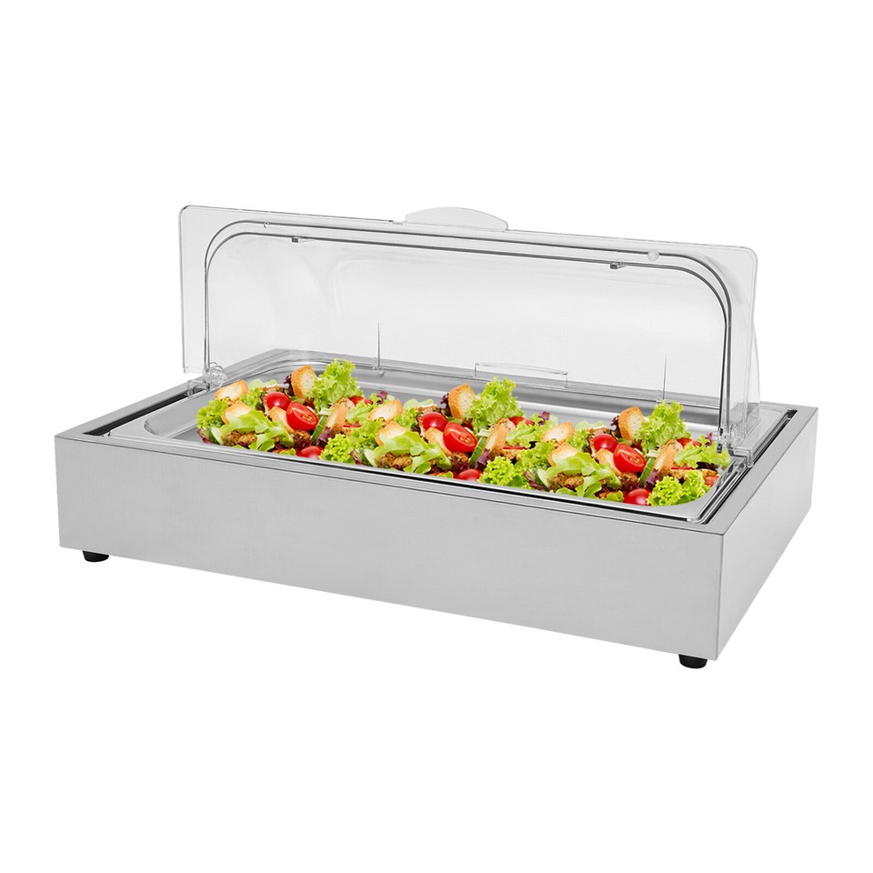 Rectangle Cooling Food Dishes Display Plate Buffet Cold Serving Display ...
