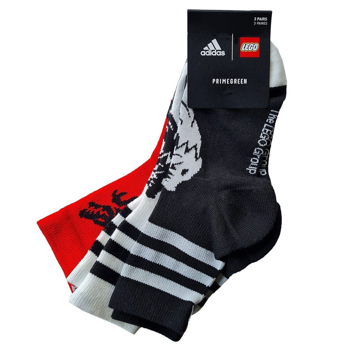 Adidas X LEGO® Ninjago 3-Piece Set Socks Boys Baby Kids Toddlers
