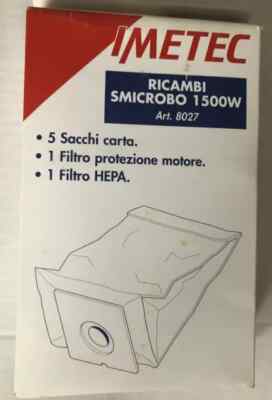 PakTrade 5 Premium Sacchetti per Aspirapolvere Nilfisk G 70, G70, G 80, G80, G 90, Allergie Vac, G90, GA 70, GA70, GA 80, GA80