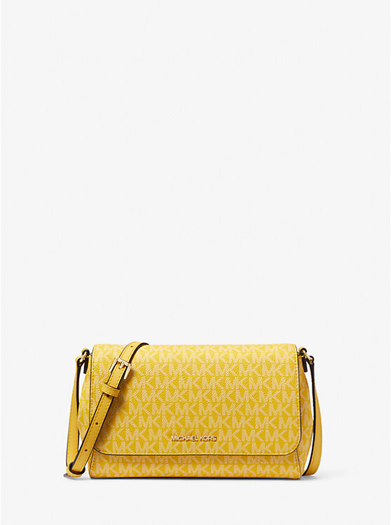 MICHAEL KORS Medium Logo Convertible Crossbody Pouchette Bag | eBay