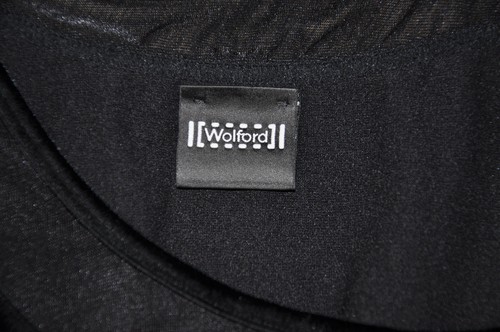 Wolford Black Embellished and Embroidered Velvet Trim Camisole top Size L - 第 7/7 張圖片