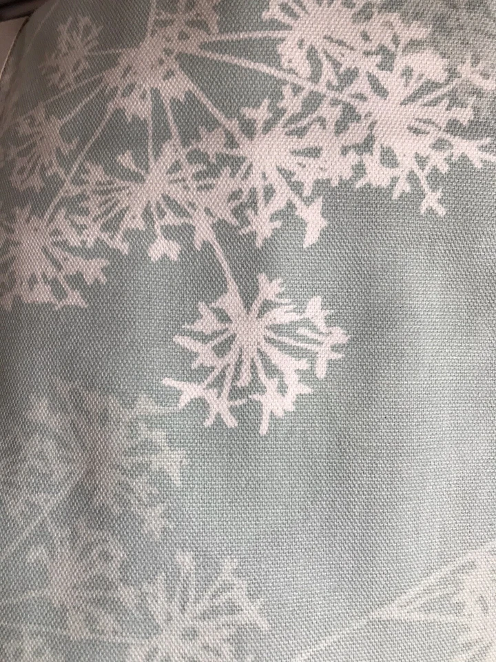 Haven Shower Curtain, Ocean Blue White Accent, NWT, Lovely Cotton Fabric, 72” - Image 3 of 4