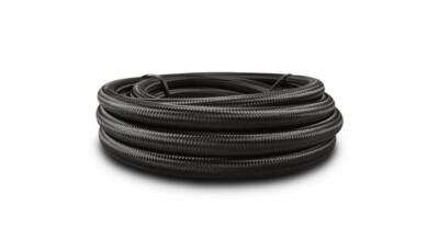 Vibrant Performance 11976 20ft Roll of Black Nylon Braided Flex Hose; AN Size: -