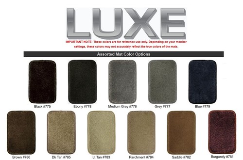 48 oz LUXE Plush Carpet Floor Mats for Toyota Camry Lloyd Mats Black Beige Grey - Picture 14 of 21