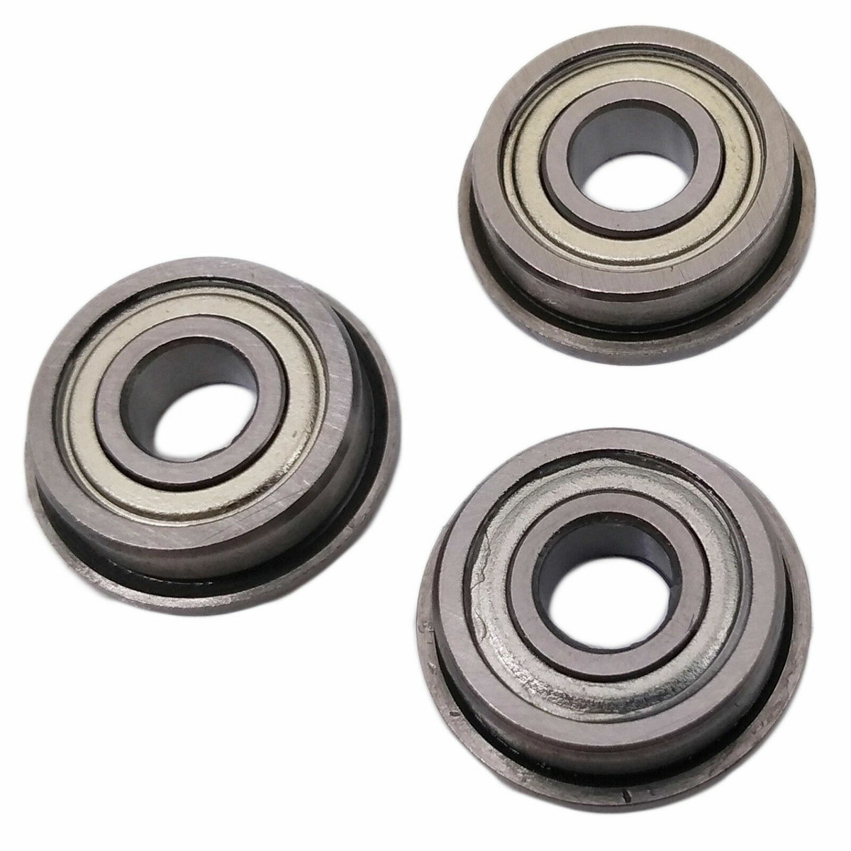 10Pcs F6800ZZ Flange Bearing 10x19x5 mm F 6800ZZ Flanged Ball