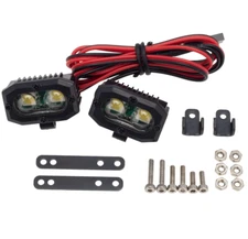 NEW PowerHobby RC Car Double lamp LED Lights Headlights Spotlight for 1/10 1/8