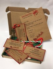 Personalisierte Heiligabend Box A5 Zauberschlüssel Rentierfutter Polar Express Ticket B