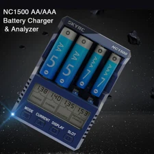 SKYRC NC1500 4-Slot Smart Battery Charger Discharger & Analyzer for AA/AAA Q1M5