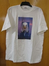 NEW World Trade Center 9/11 WTC American Eagle T-Shirt LG Large US USA Tee