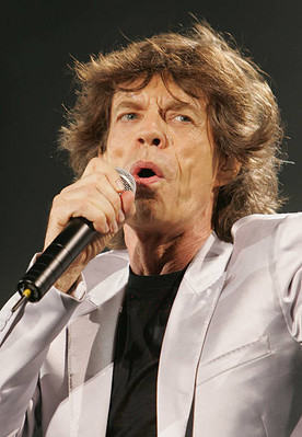 Mick Jagger of The Rolling Stones performs opening night of their - Old Photo 39