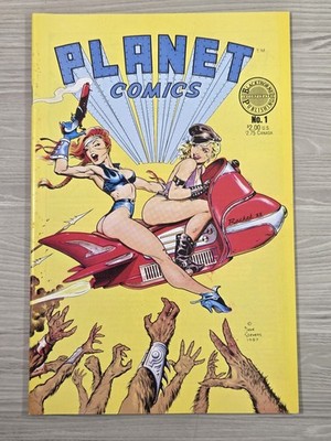Planet Comics 1, 1988 Blackthorne, Dave Stevens Cover Edge Wear, Small Stains