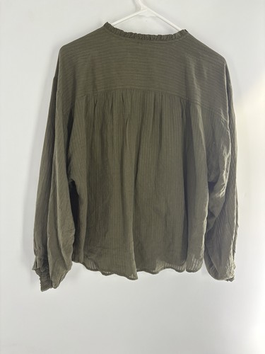 LOFT Damen Rüschenbluse Fresh Ivy Green Größe L - Bild 4 von 6