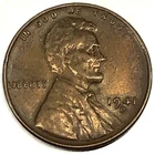 1941 D Lincoln Wheat Cent / Penny AU - ABOUT UNCIRCULATED FREE SHIPPING -1915