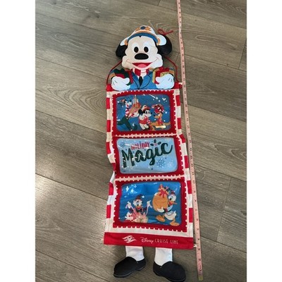 Disney Cruise Line Door Decor Hanger Christmas Mickey Fab Fish Extender Holiday