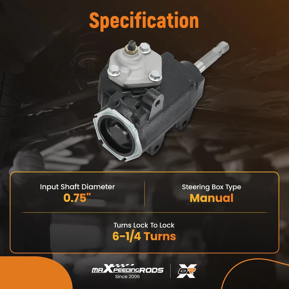 Manual Steering Box For Chevy Camaro Impala Malibu S10 Blazer Nova 1965-1991 - Изображение 4 из 4