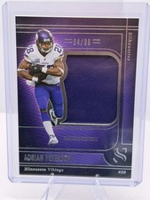 ADRIAN PETERSON 2025 PANINI SILHOUETTE MINNESOTA VIKINGS /99 Patch