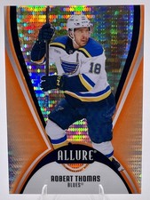2025-26 Allure Hockey Robert Thomas Orange Slice #61 St. Louis Blues