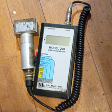 Balmac Inc. Model 200 Handheld Vibration Meter w/ Pickup Sensor Cable, Jack
