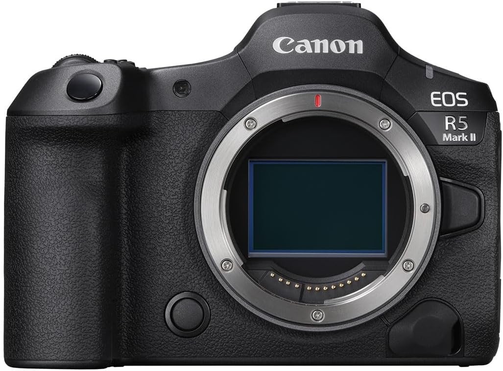 EOS R5 Mark II Mirrorless Camera Body 45MP 8K Video IBIS Wi