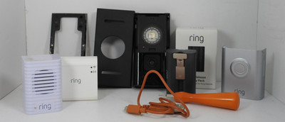 RING Video Doorbell Security Camera Mounting Gear New and Used Battery & Chime