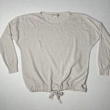 Barefoot Dreams CozyChic Ultra Lite Slouchy Pullover Womens S Long Sleeve EUC