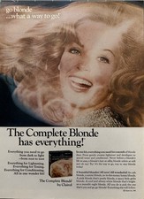 1969 Clairol The Complete Blonde Original Vin...